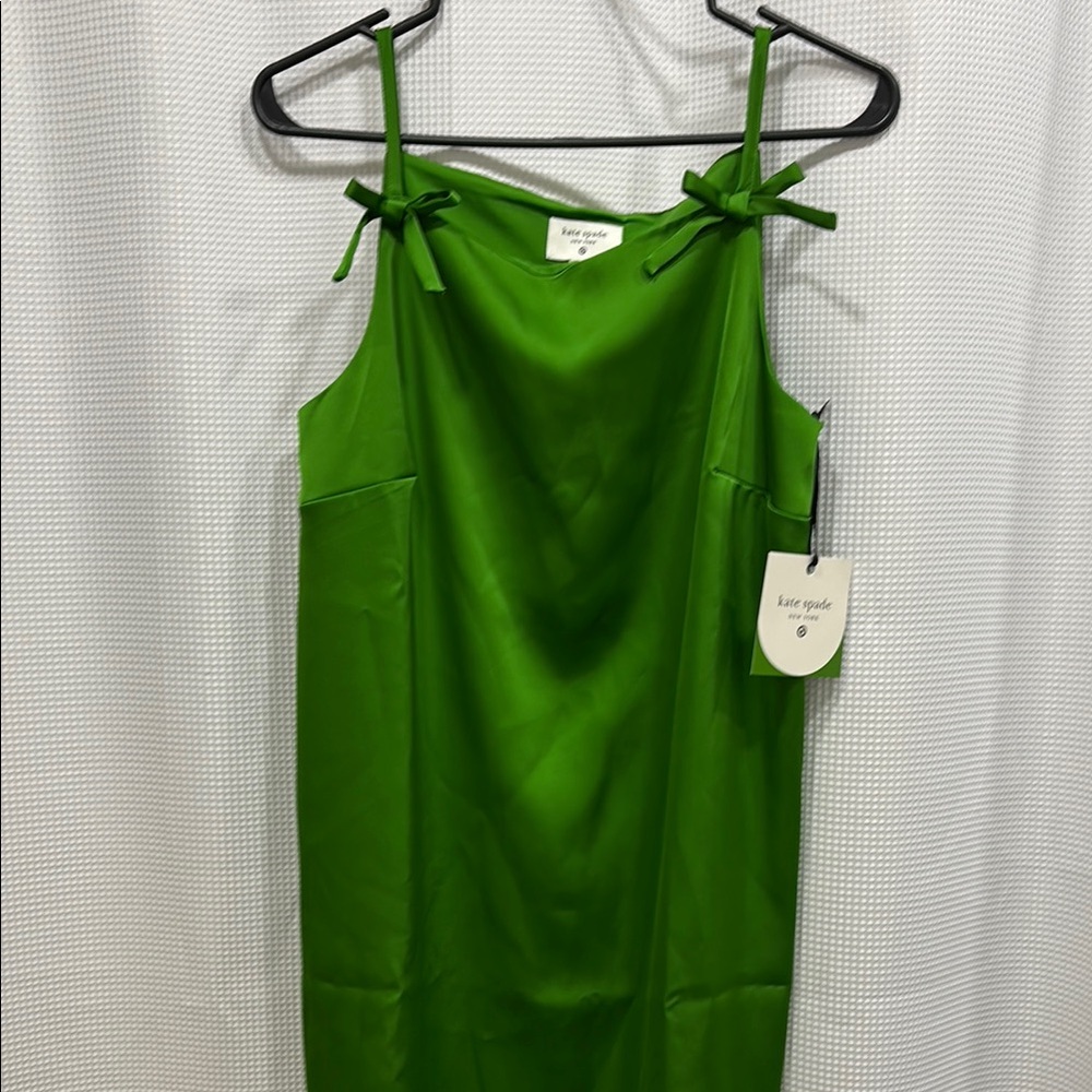 Kate Spade Target CollabGreen Spaghetti Strap Slip Dress